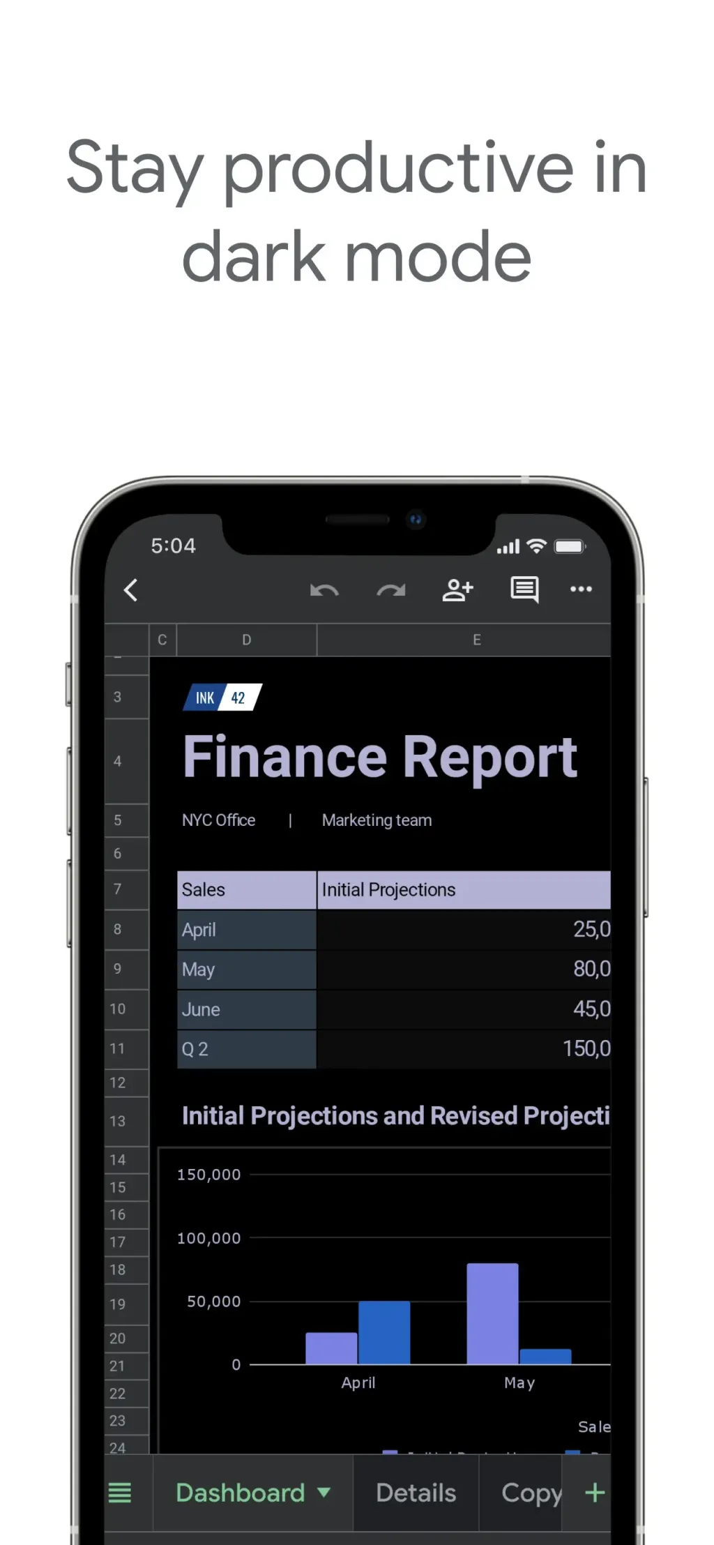 Google Sheets App Store screenshot 2