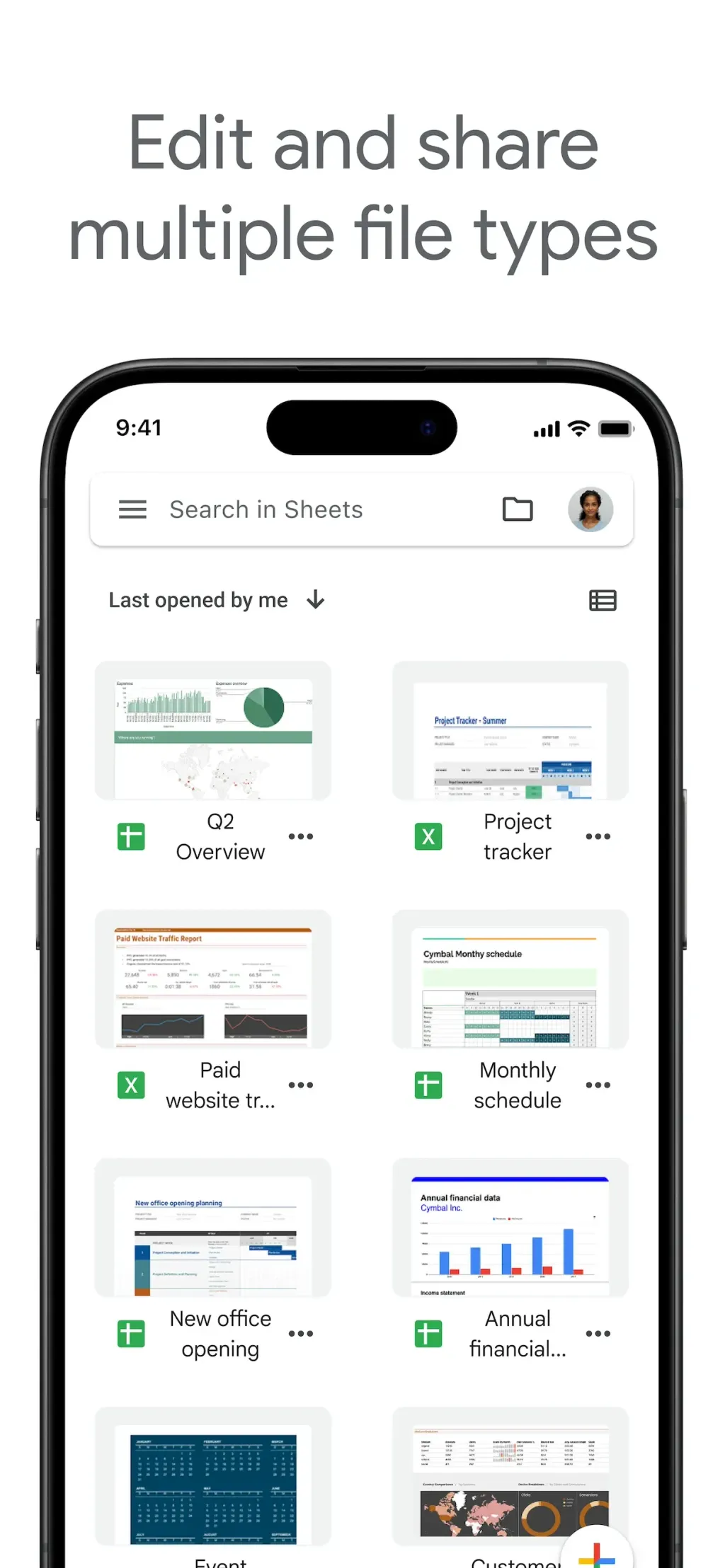 Google Sheets App Store screenshot 5