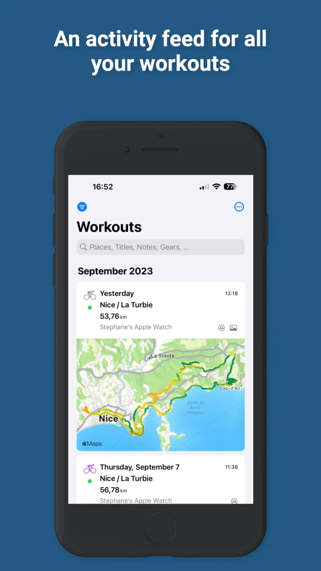 HealthFit App Store screenshot 1