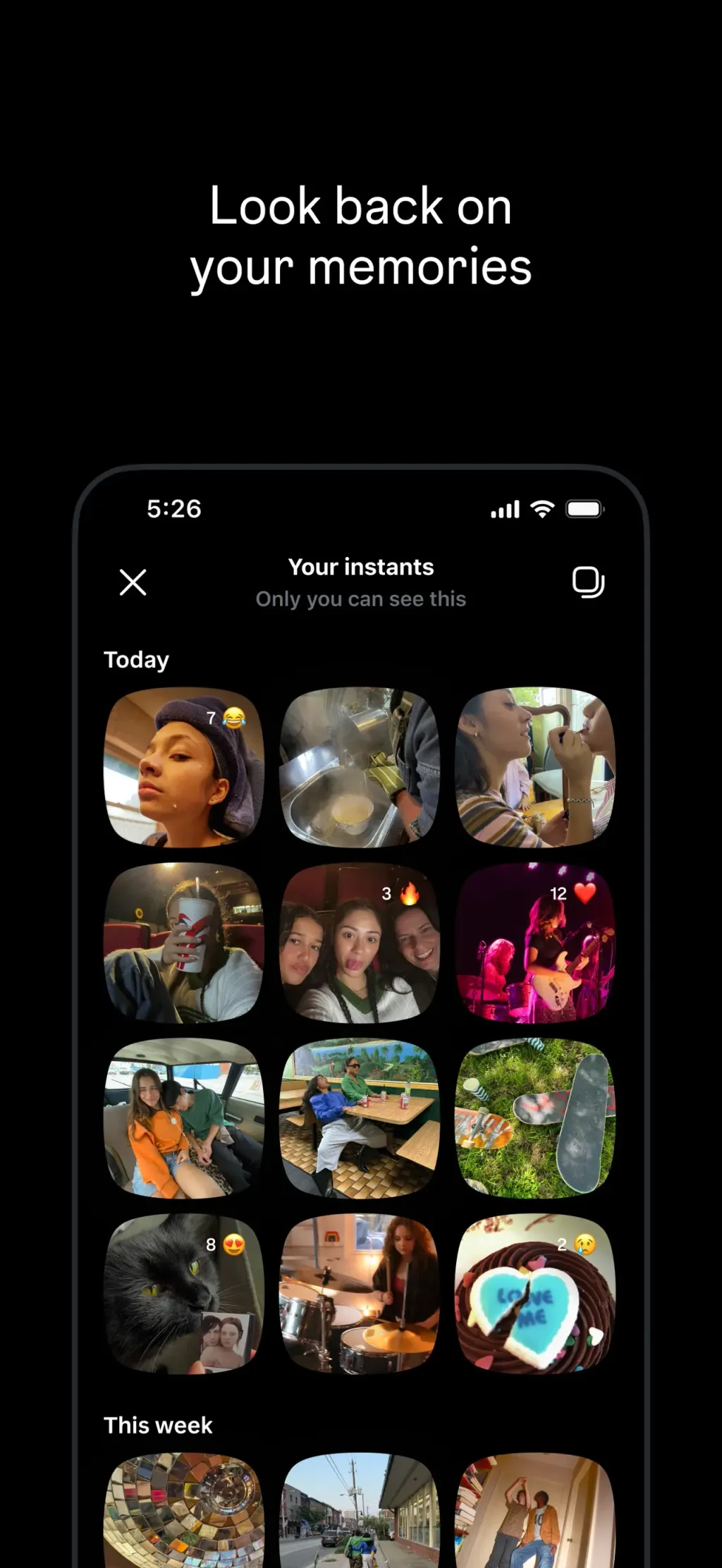 Instants, an Instagram app App Store screenshot 4