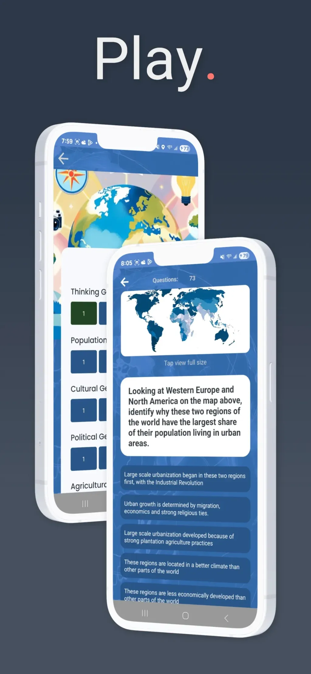 iScore5 AP Human Geography App Store screenshot 3