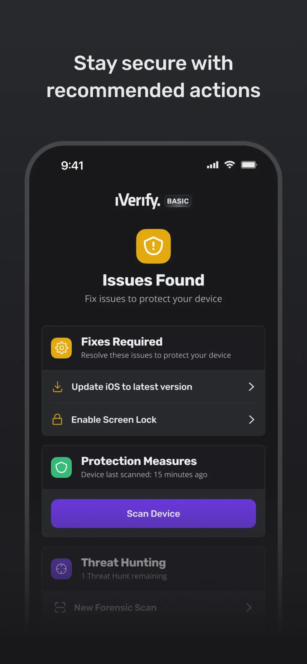 iVerify Basic App Store screenshot 4
