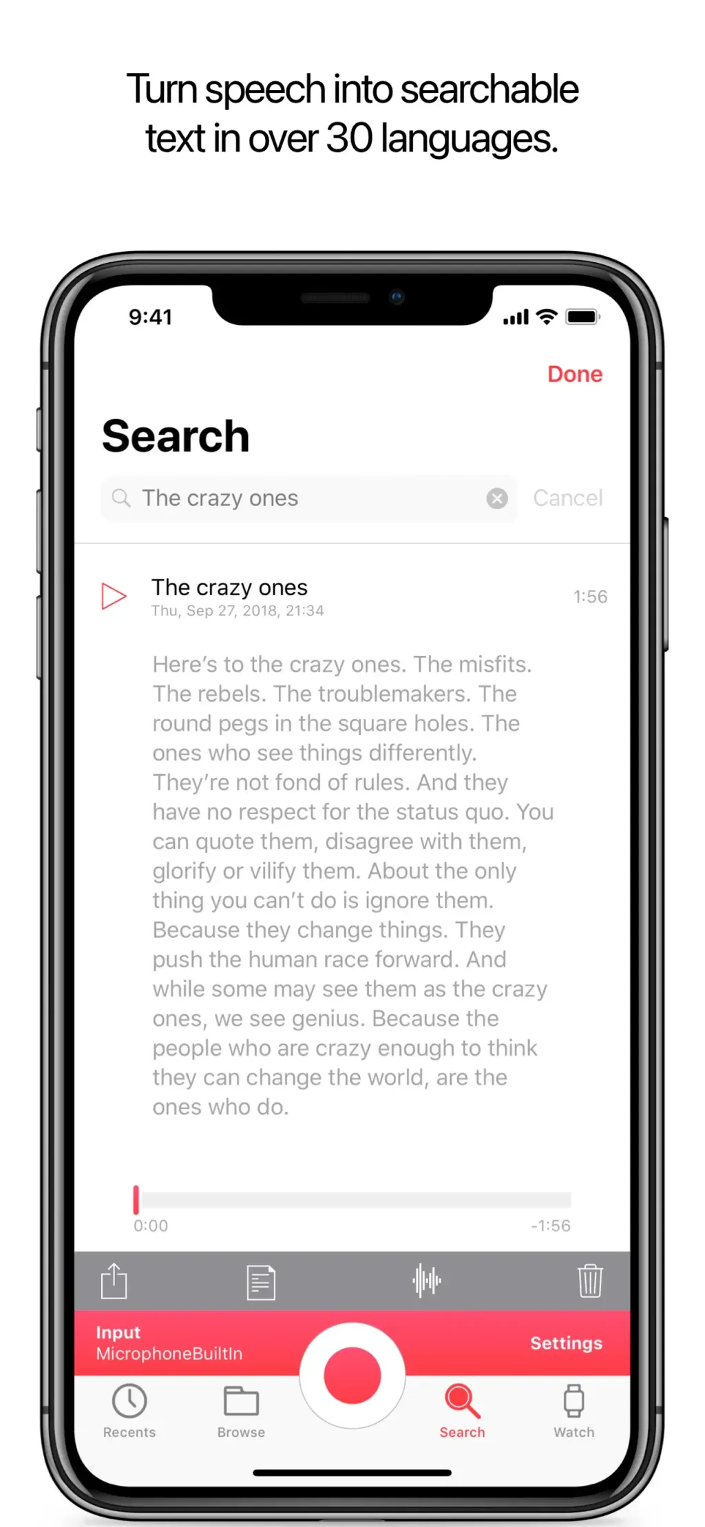 Just Press Record App Store screenshot 3
