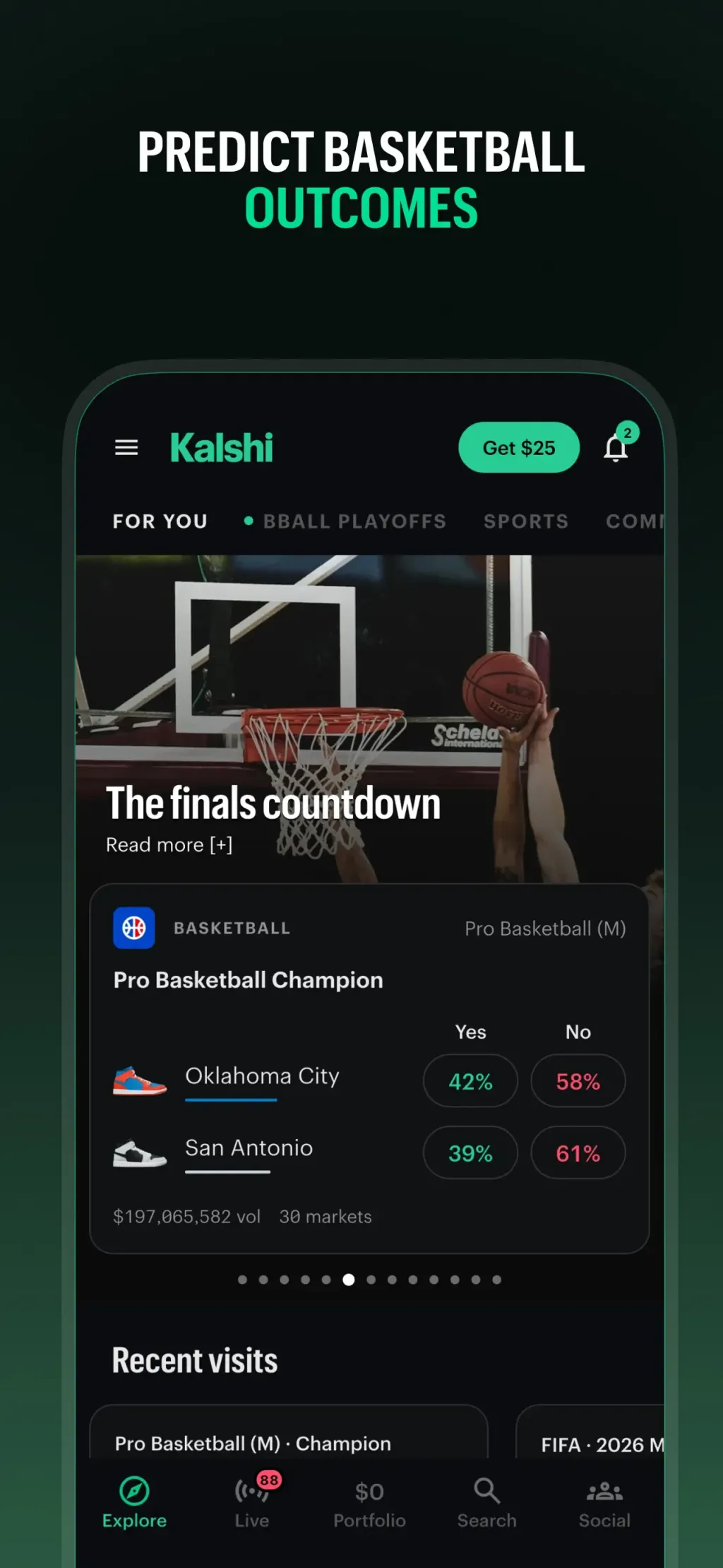 Kalshi: Trade News & Sports App Store screenshot 3