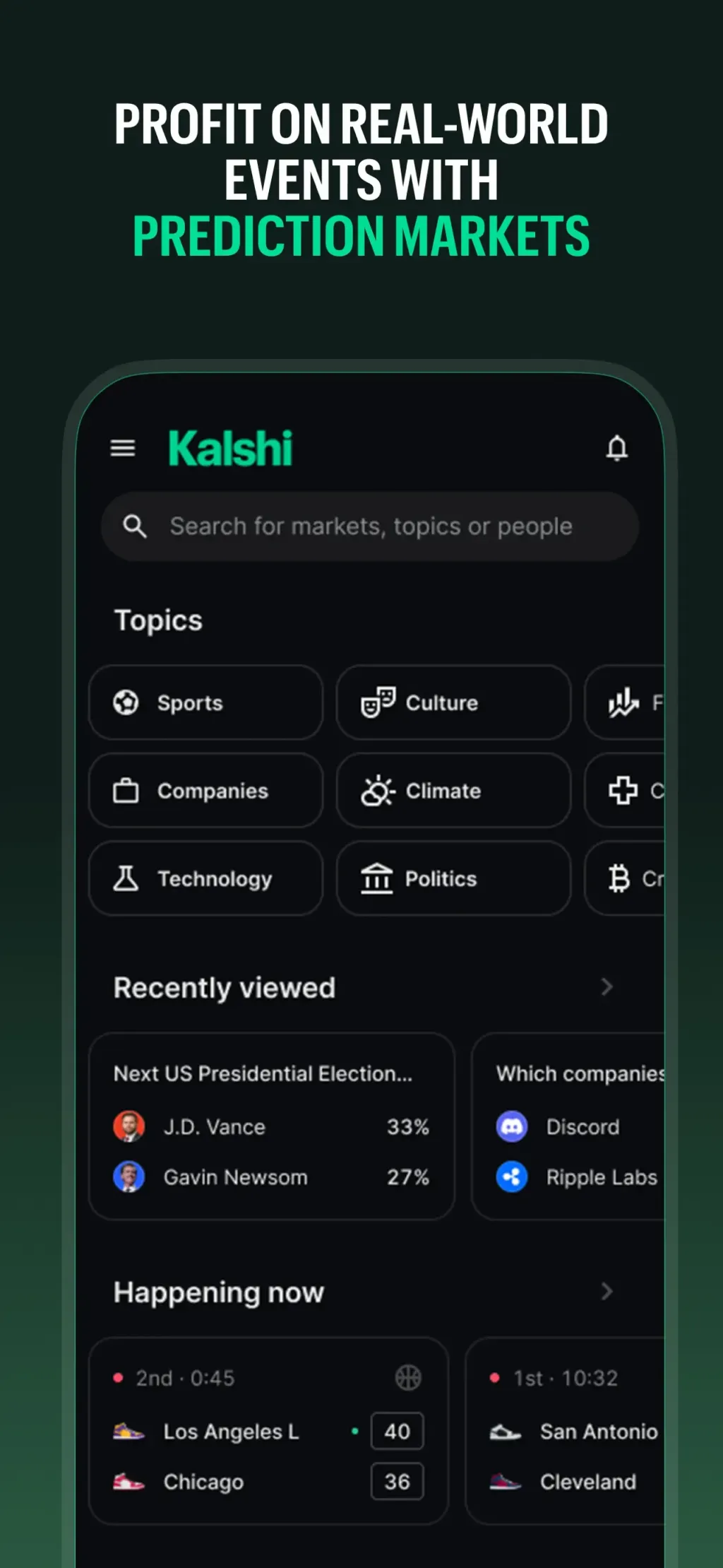 Kalshi: Trade News & Sports App Store screenshot 5