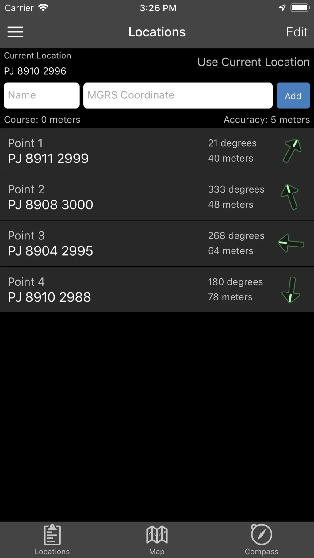 Land Nav Assistant App Store screenshot 1