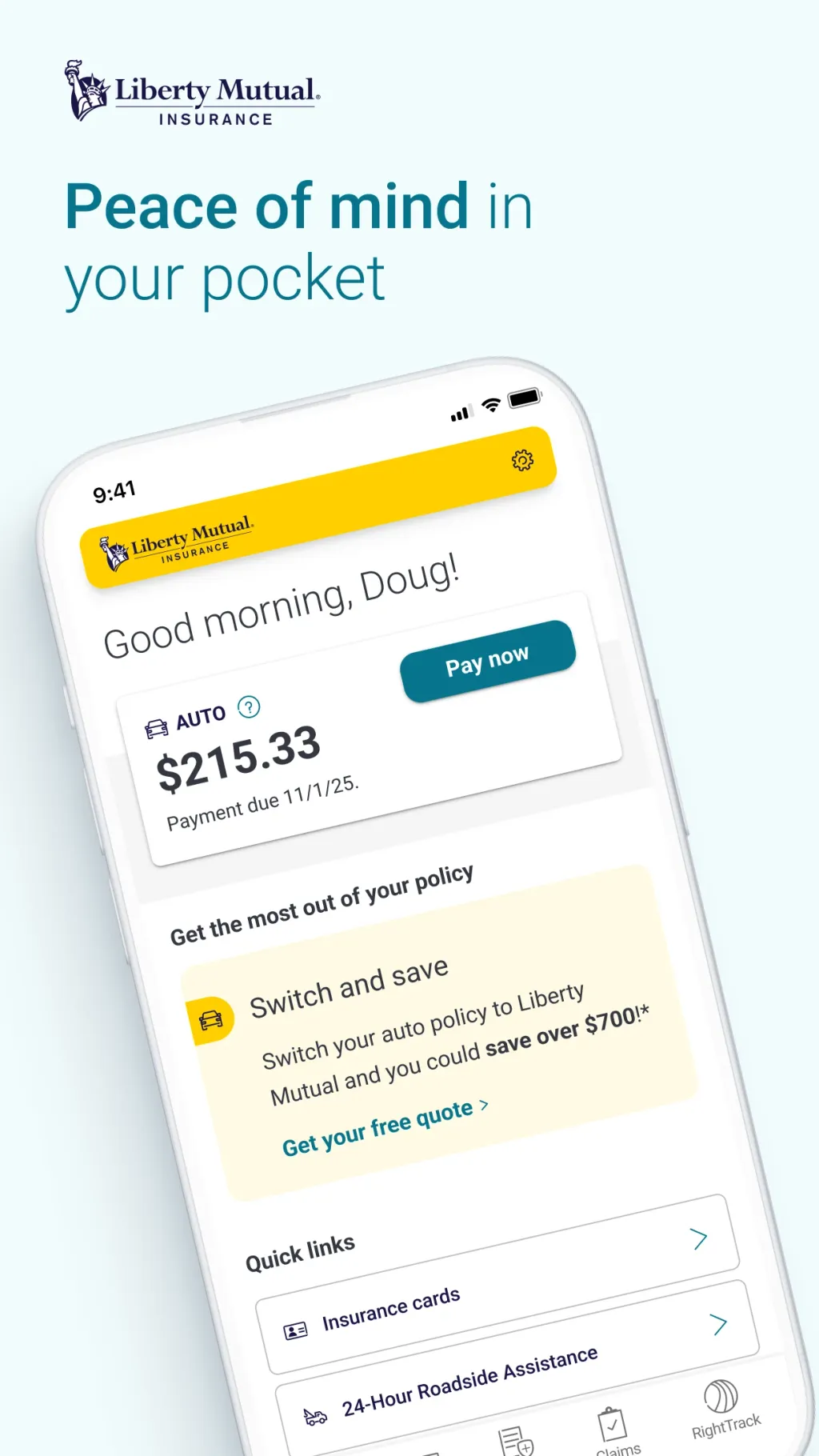Liberty Mutual Mobile screenshot 5