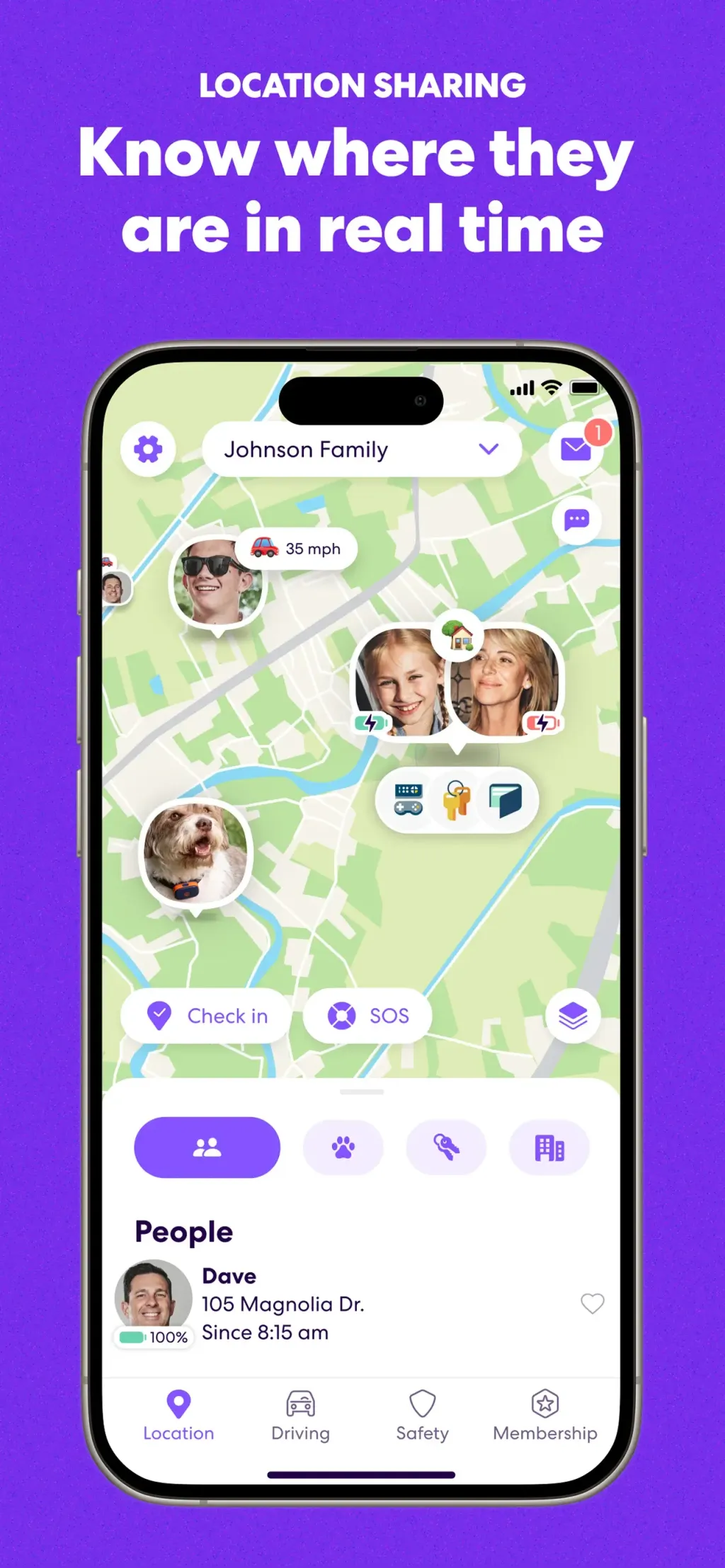 Life360: Stay Connected & Safe App Store screenshot 1