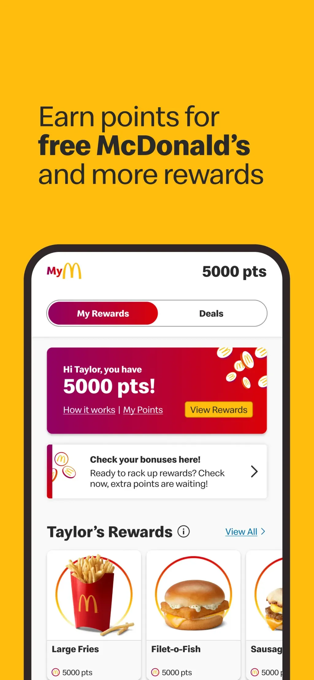 McDonald's App Store screenshot 1