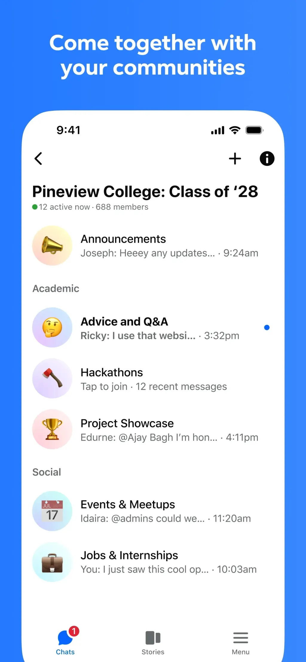 Messenger App Store screenshot 3