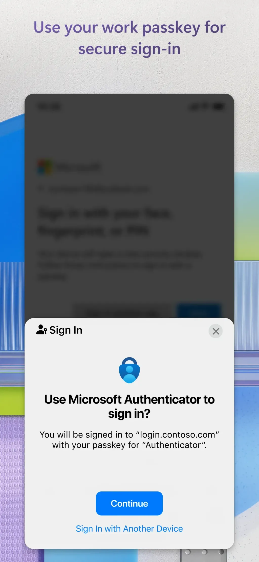 Microsoft Authenticator screenshot 3