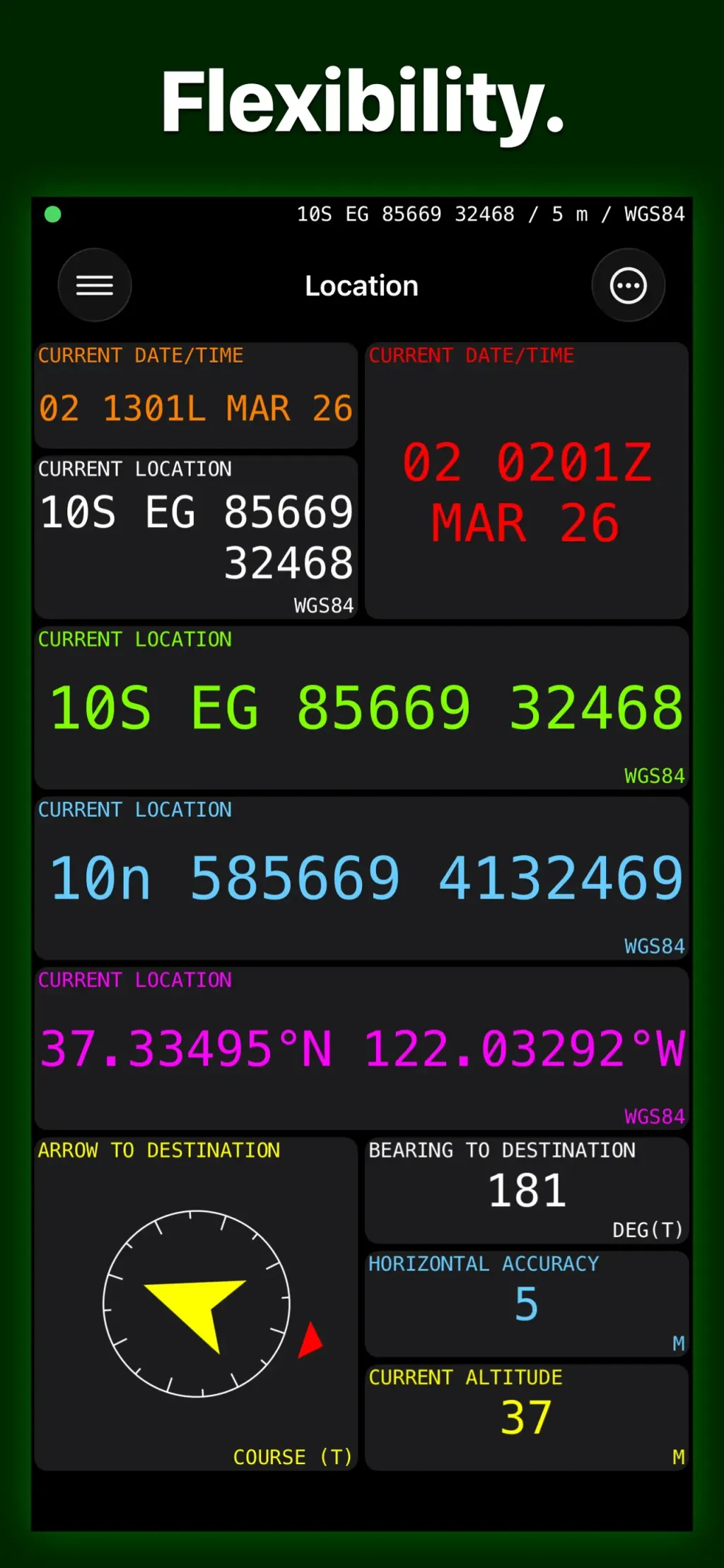 MilGPS App Store screenshot 5