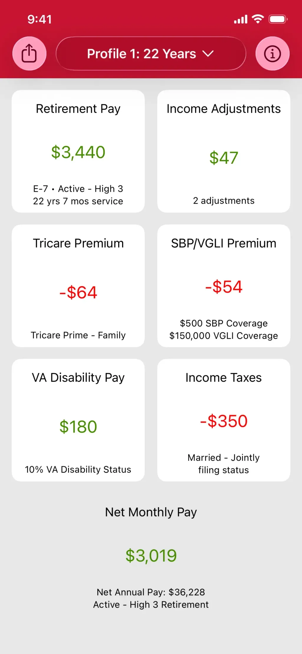 Military Retirement App Store screenshot 6