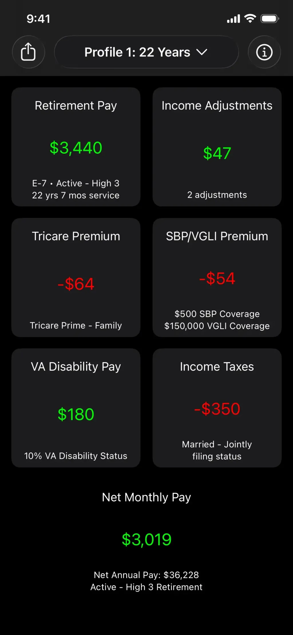 Military Retirement App Store screenshot 8