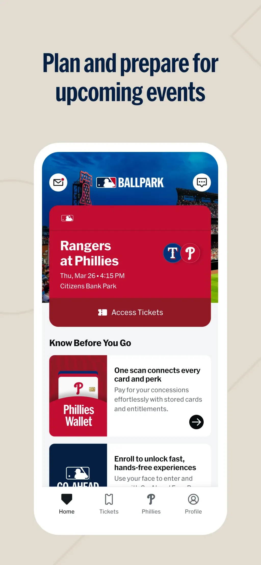 MLB Ballpark App Store screenshot 1