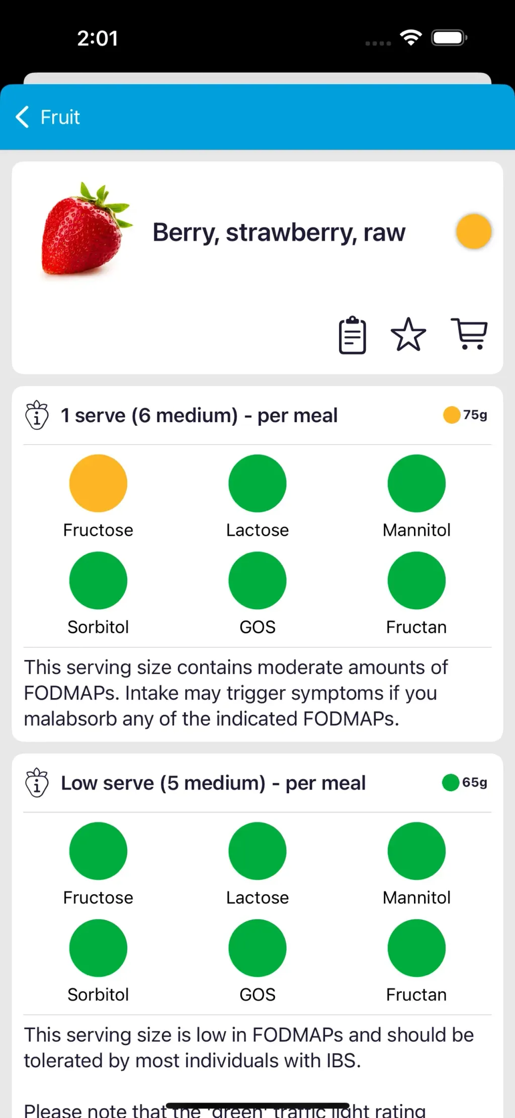 Monash FODMAP Diet App Store screenshot 3