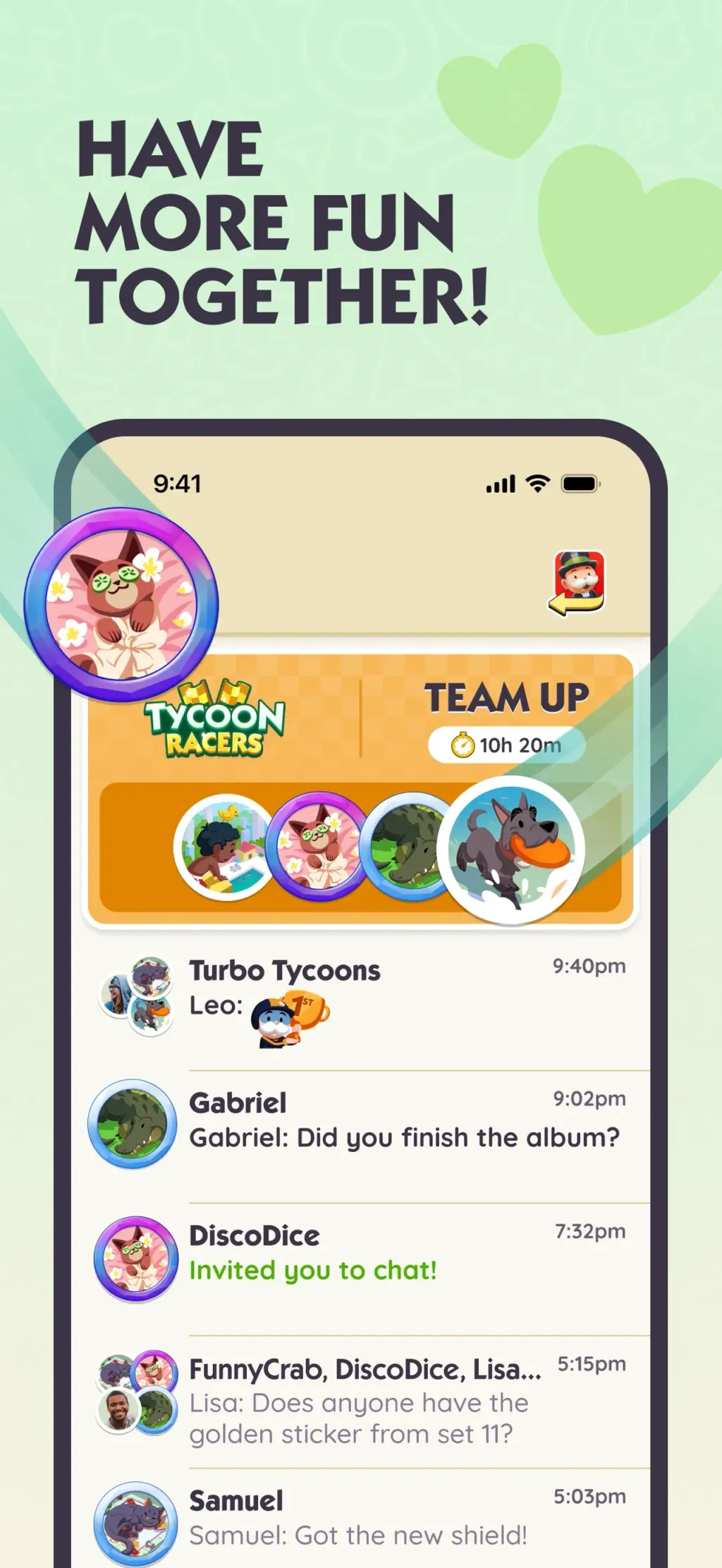 MONOPOLY GO!Chat App Store screenshot 5