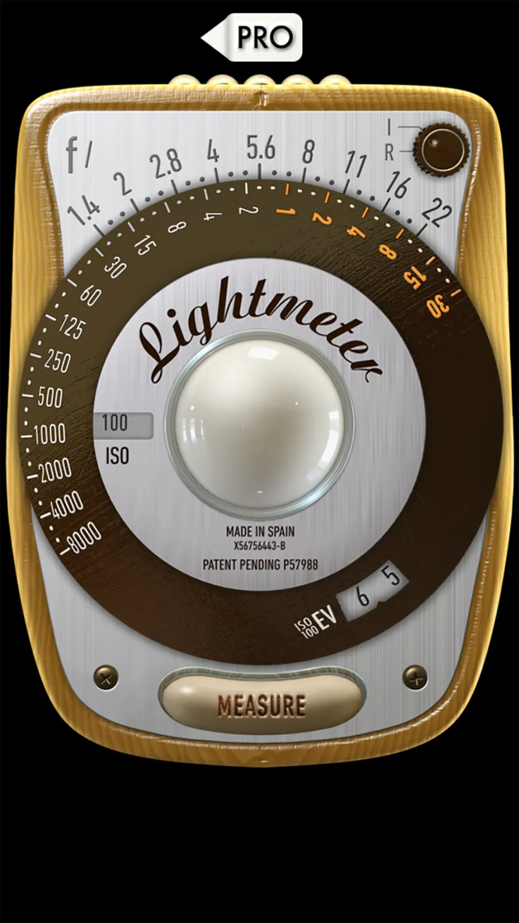 myLightMeter PRO App Store screenshot 2