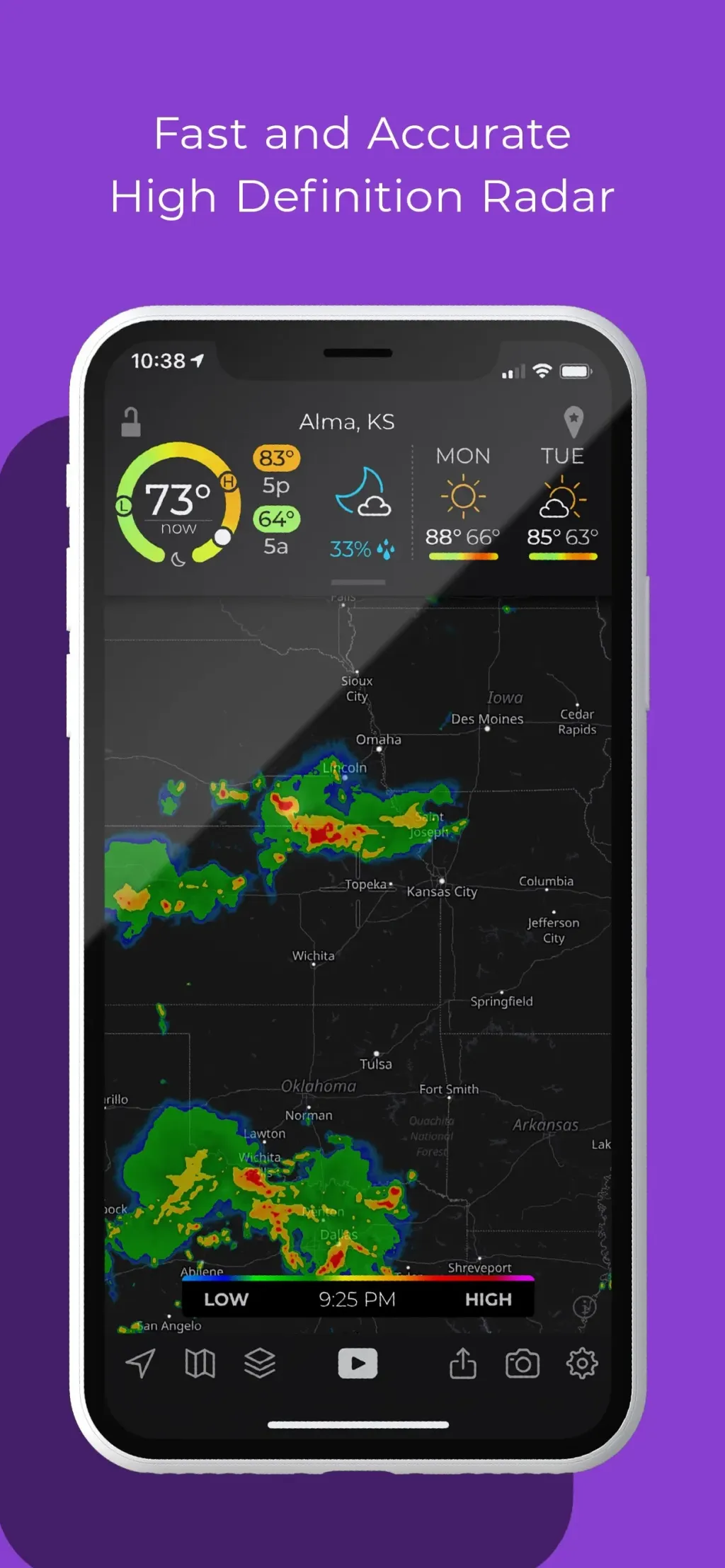 MyRadar Weather Radar Pro screenshot 1
