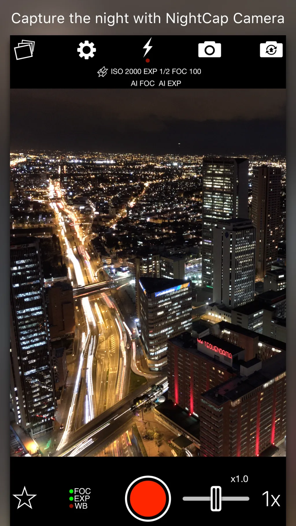 NightCap Camera App Store screenshot 1