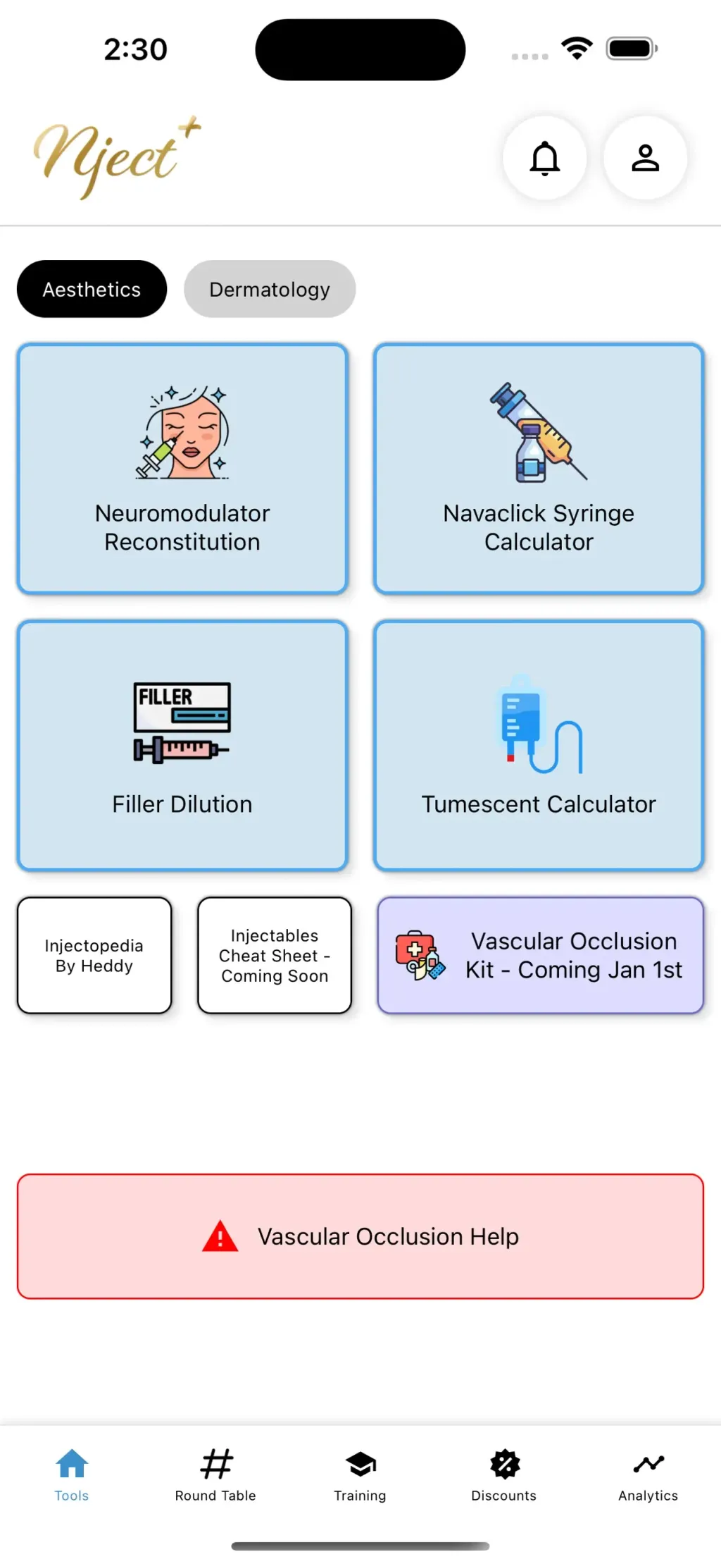 Nject App Store screenshot 1