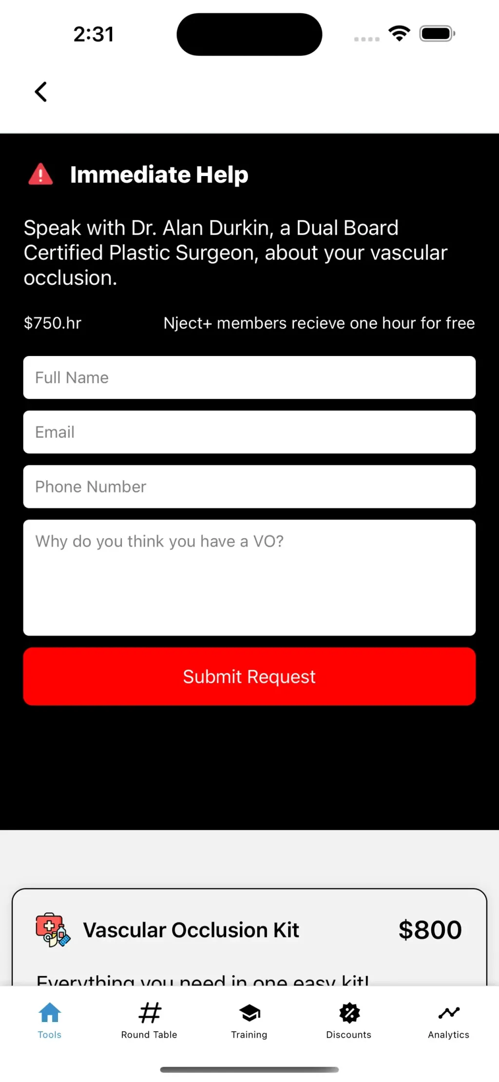 Nject App Store screenshot 2