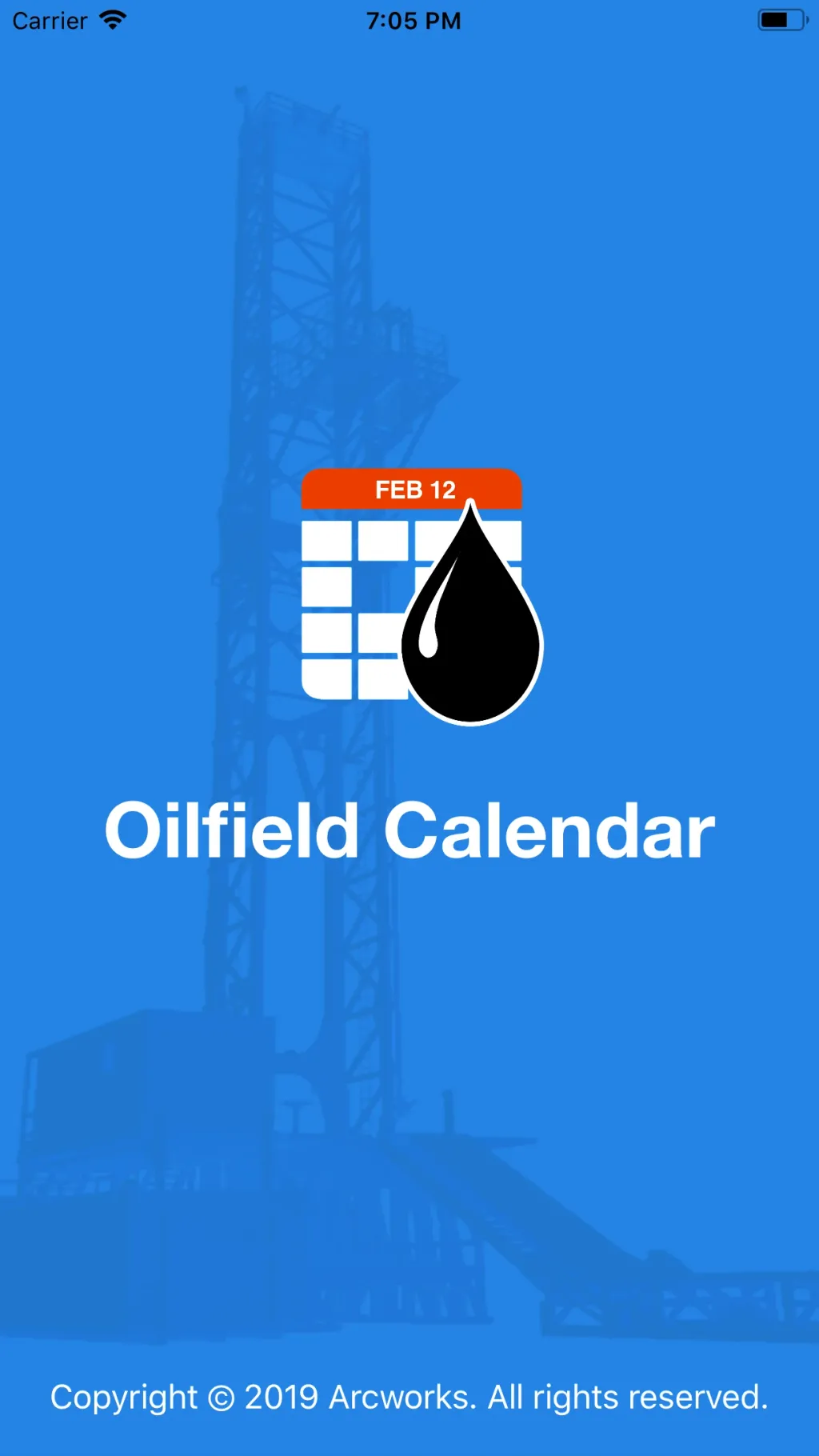 Oilfield Calendar App Store screenshot 1