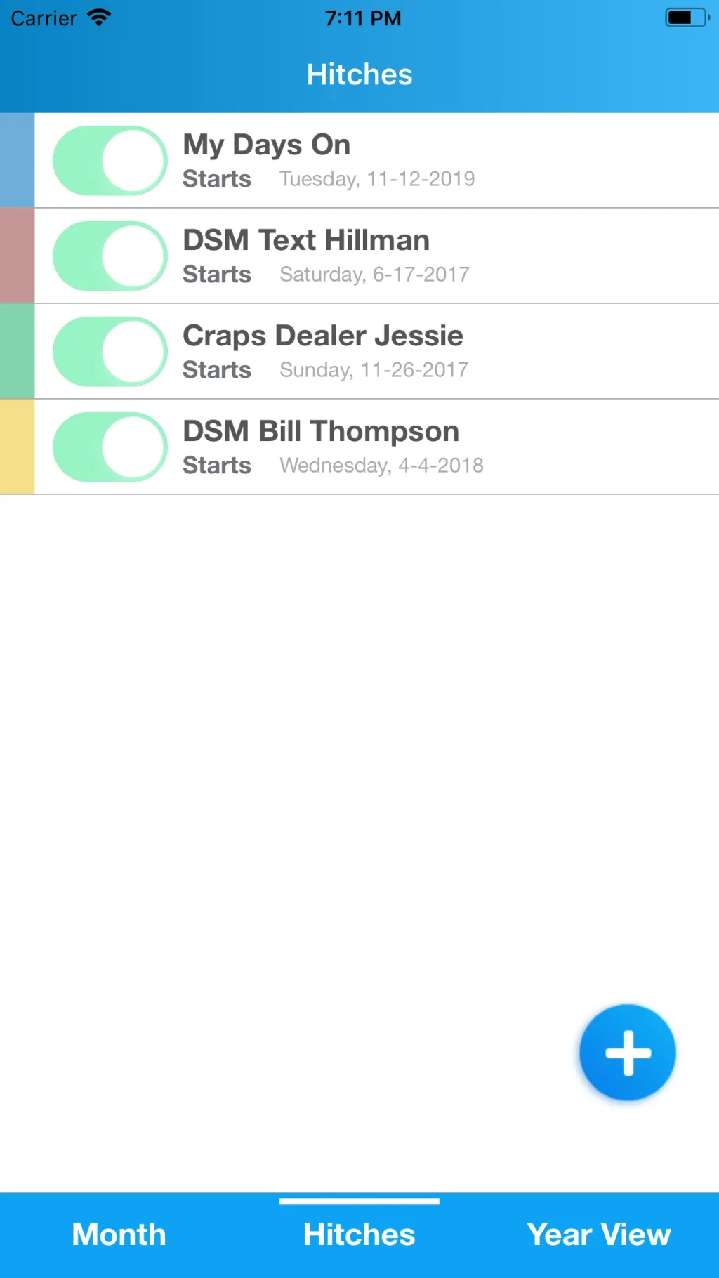 Oilfield Calendar App Store screenshot 2