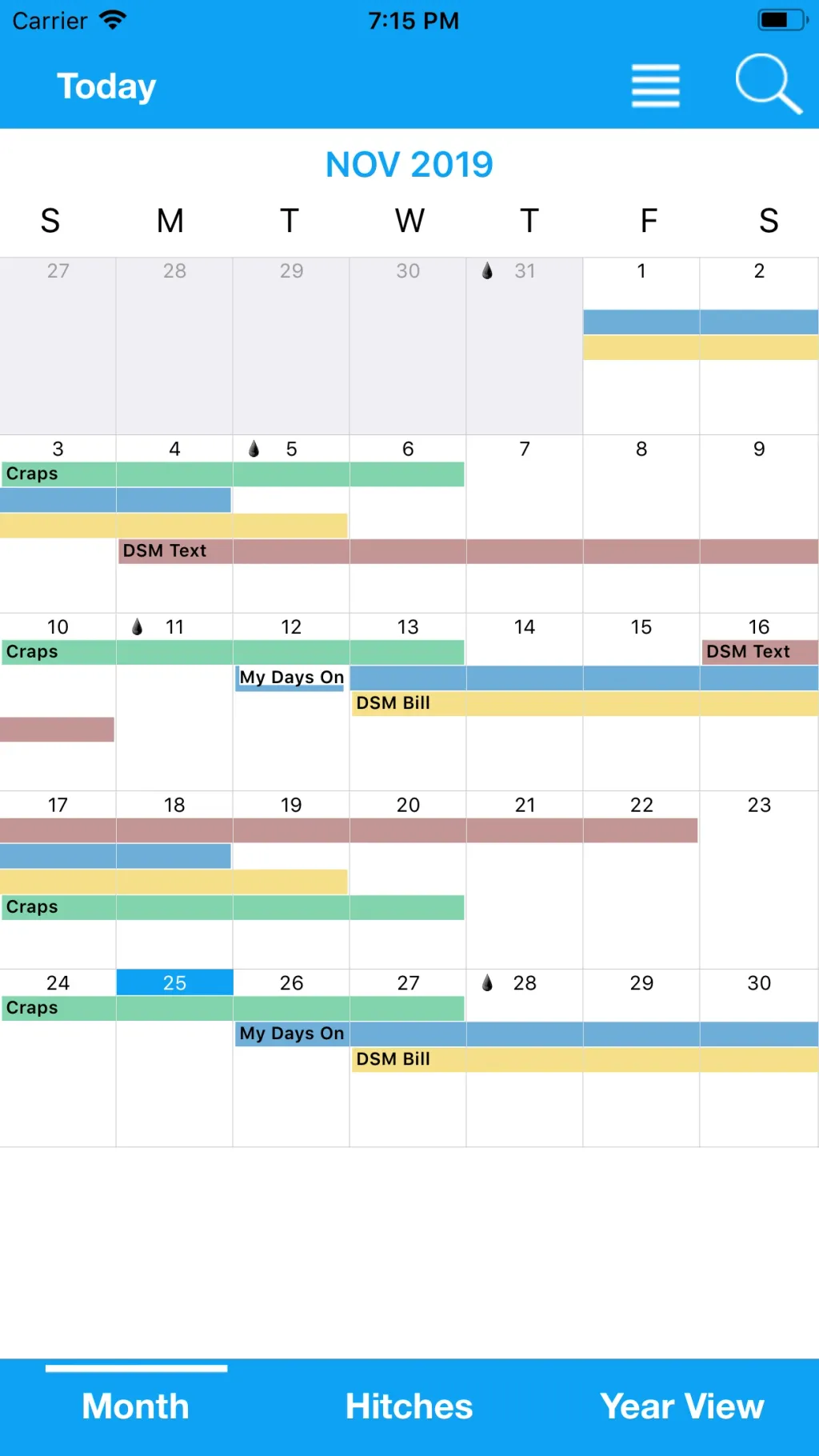 Oilfield Calendar App Store screenshot 4