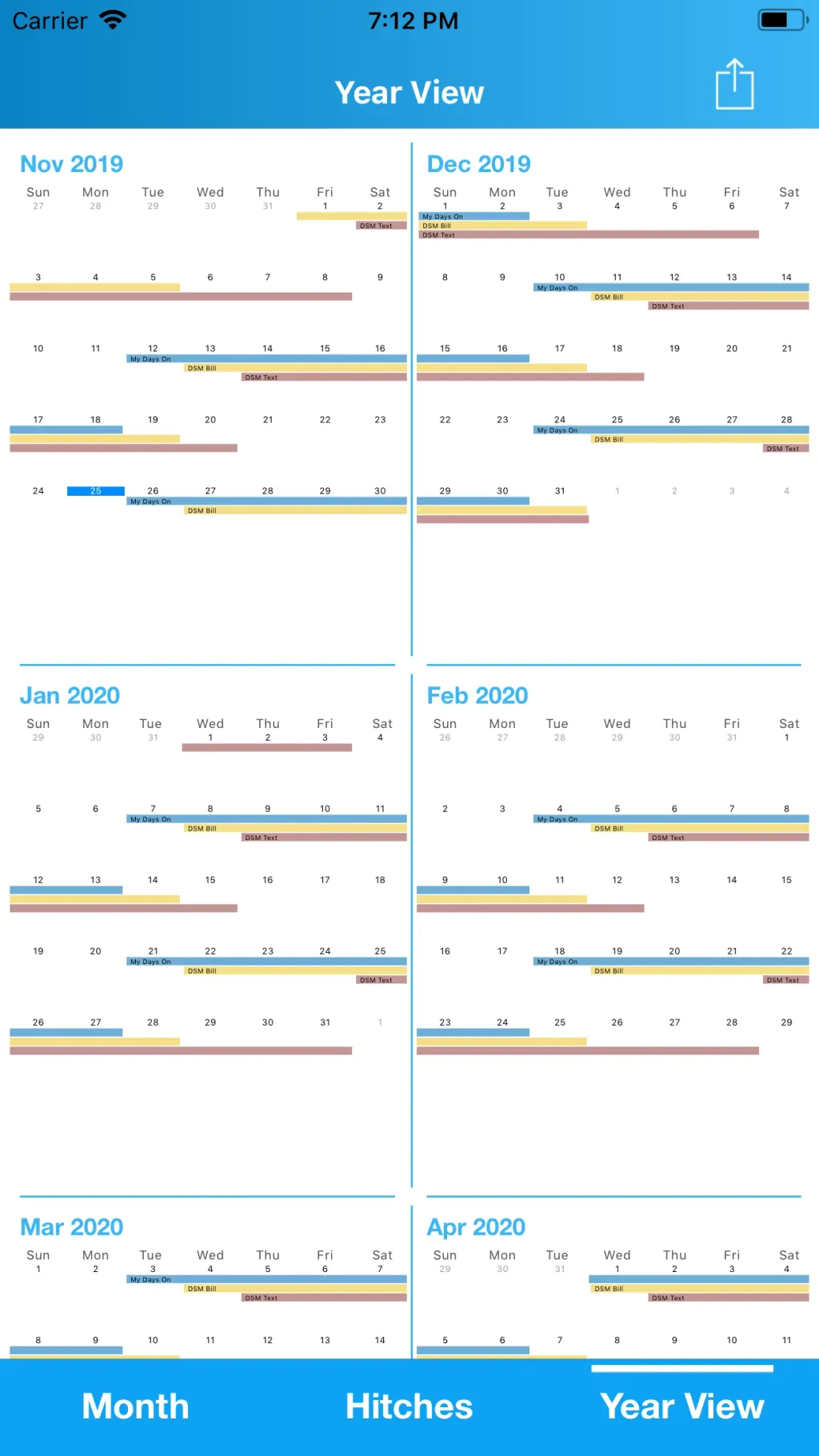 Oilfield Calendar App Store screenshot 5