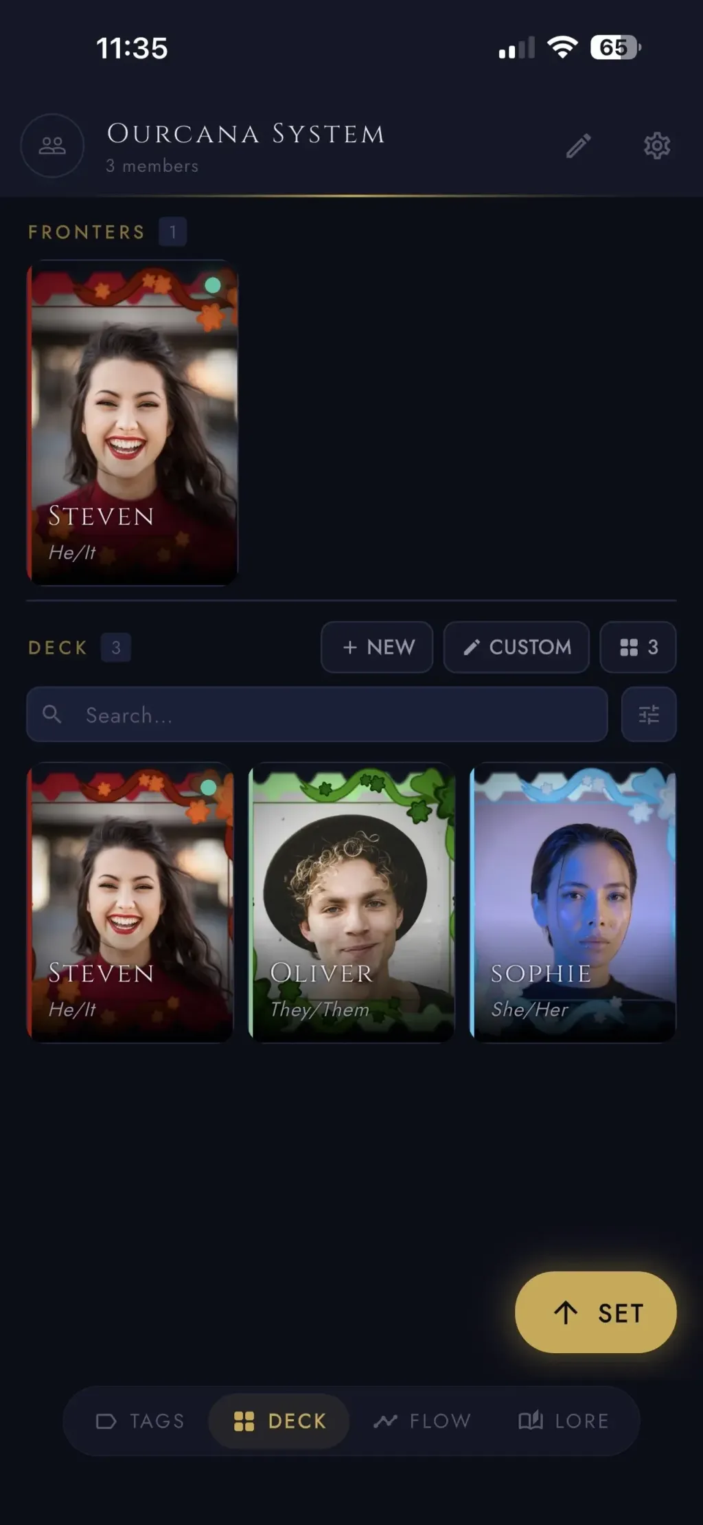 Ourcana App Store screenshot 1