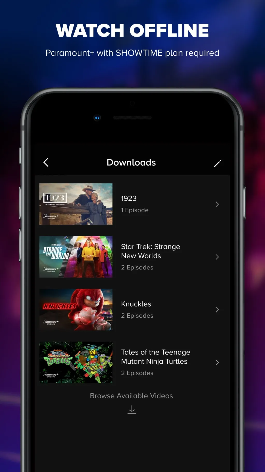 Paramount+ App Store screenshot 7