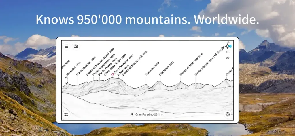PeakFinder App Store screenshot 2