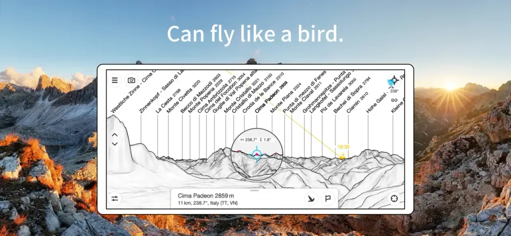 PeakFinder App Store screenshot 4