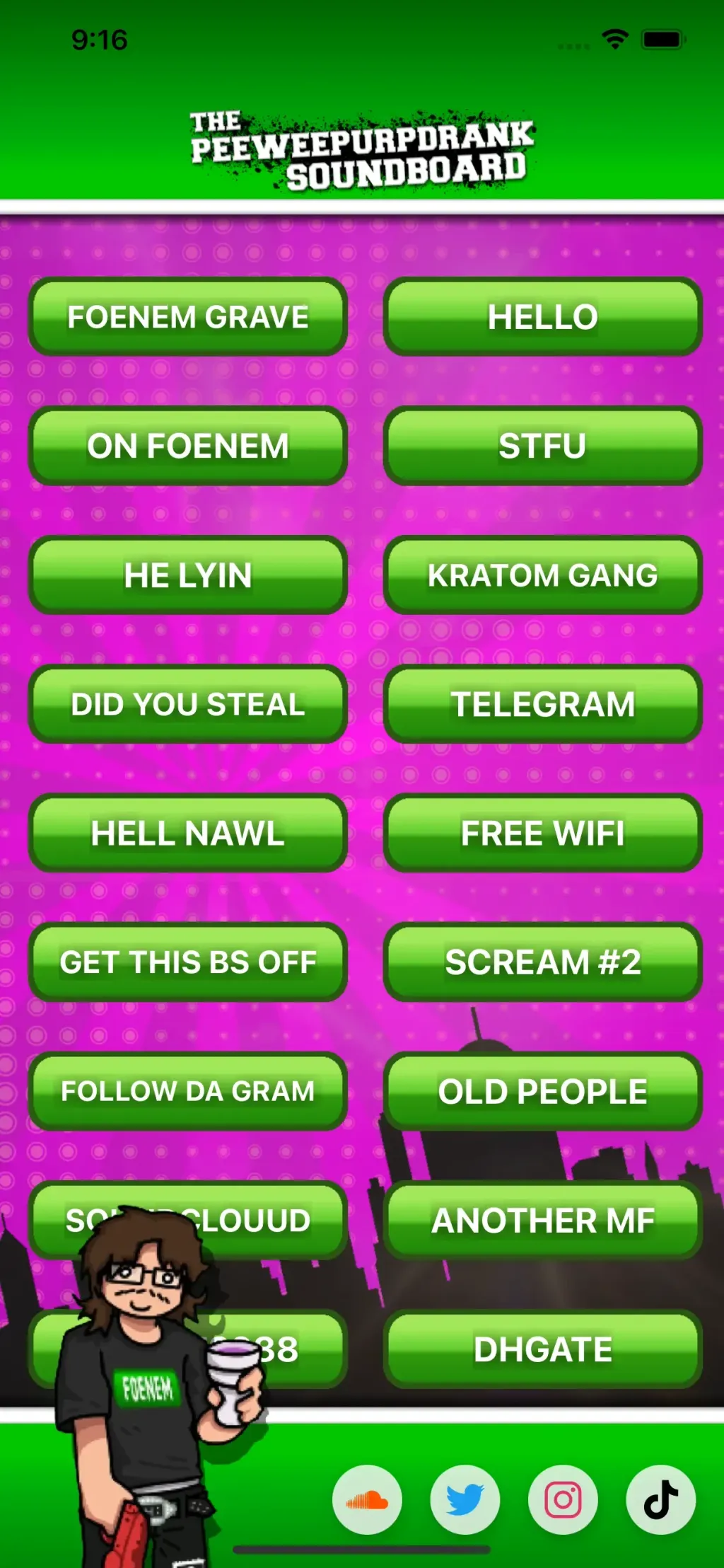 PeeWee Purpdrank's Soundboard App Store screenshot 2