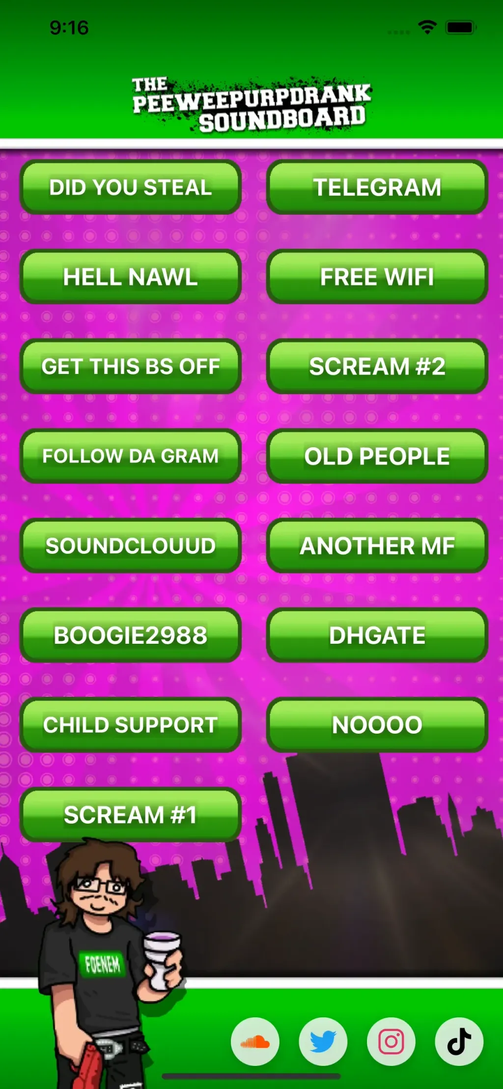 PeeWee Purpdrank's Soundboard App Store screenshot 3