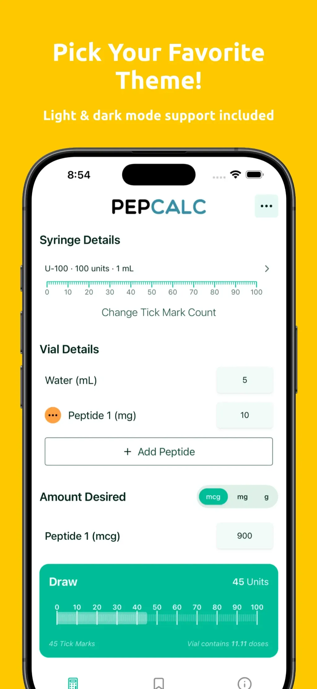 PepCalc: Peptide Calculator App Store screenshot 5