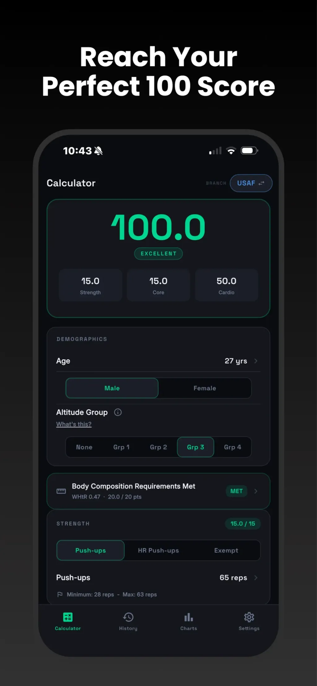 PFA HPA Calculator - Air Force App Store screenshot 5
