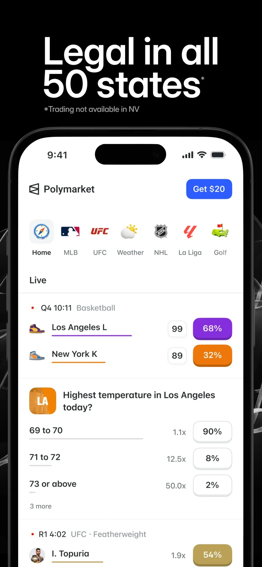 Polymarket App Store screenshot 3