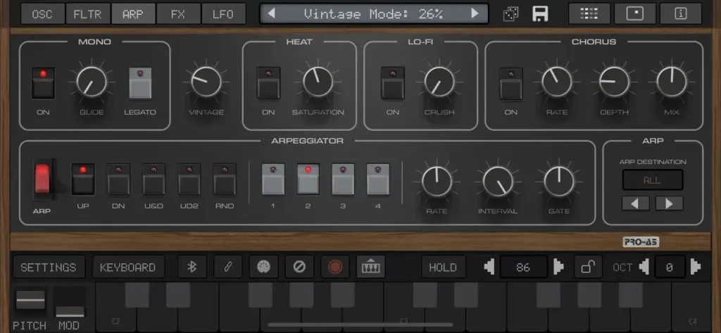 Pro-A5 Synth + AUv3 App Store screenshot 5
