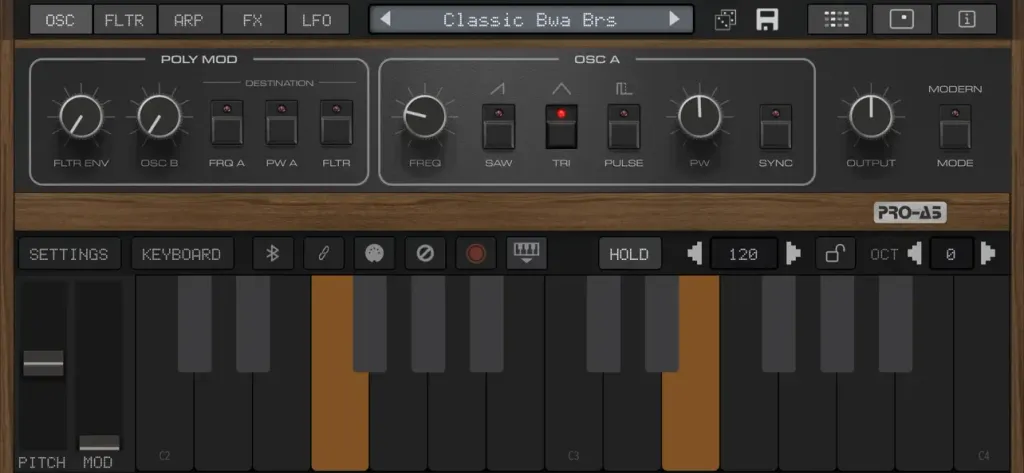 Pro-A5 Synth + AUv3 App Store screenshot 7
