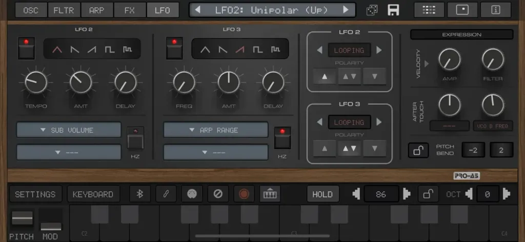 Pro-A5 Synth + AUv3 App Store screenshot 8