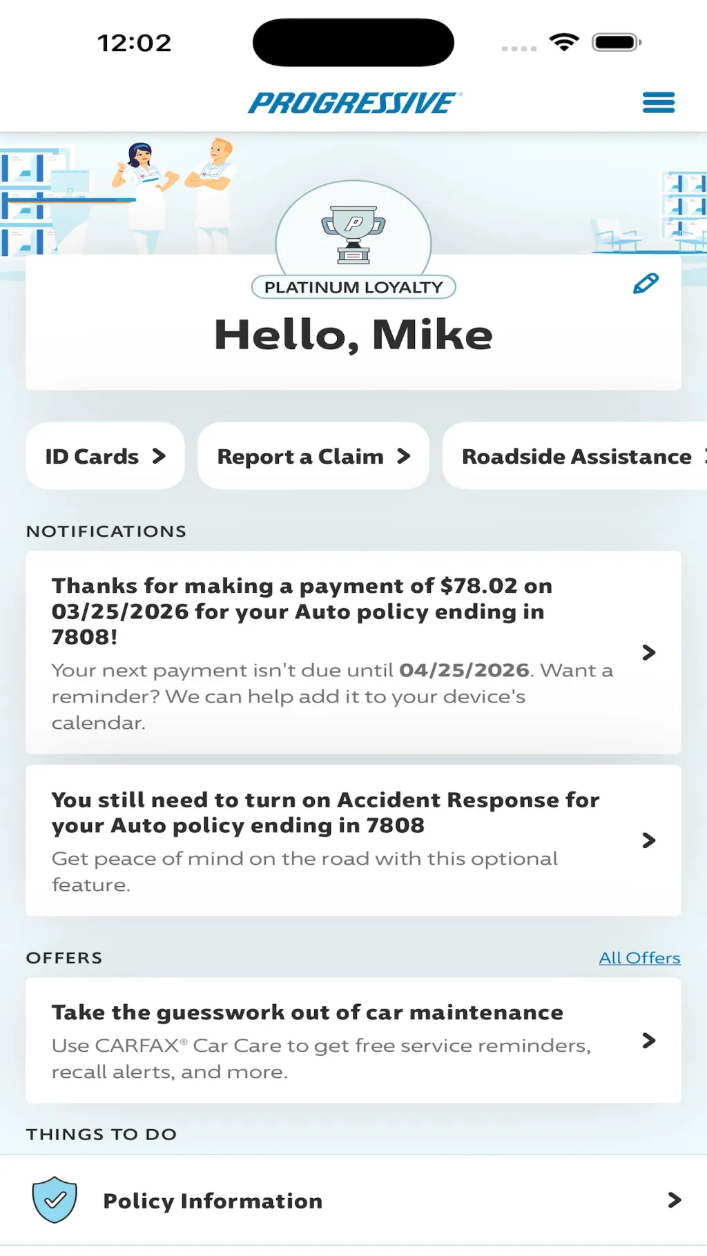 Progressive App Store screenshot 1