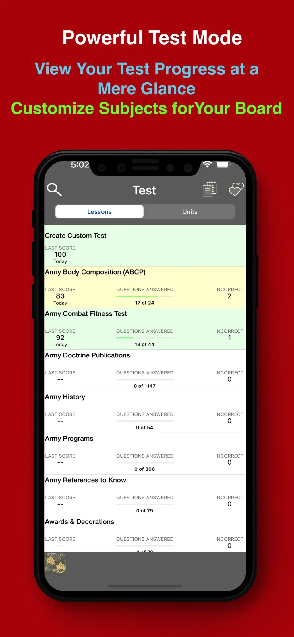 PROmote - Army Study Guide App Store screenshot 2