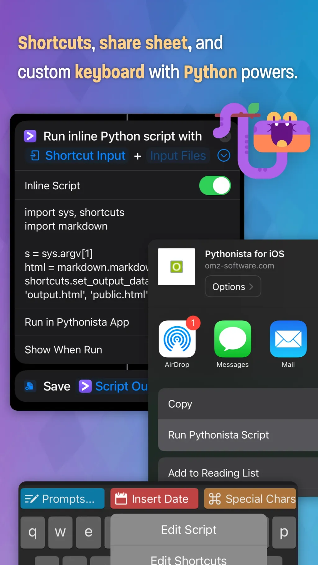 Pythonista 3 App Store screenshot 4