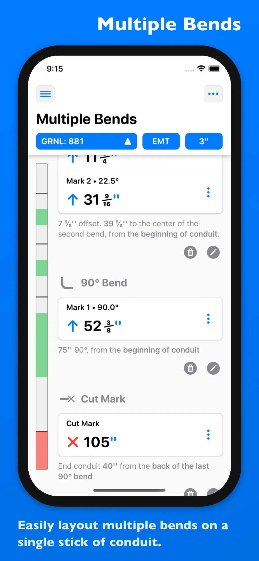 QuickBend: Conduit Bending screenshot 4