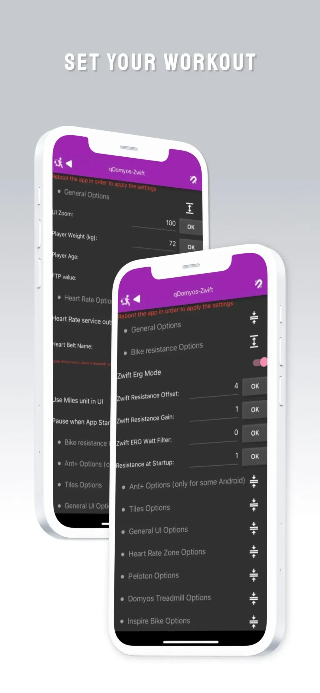 QZ - qdomyos-zwift App Store screenshot 5