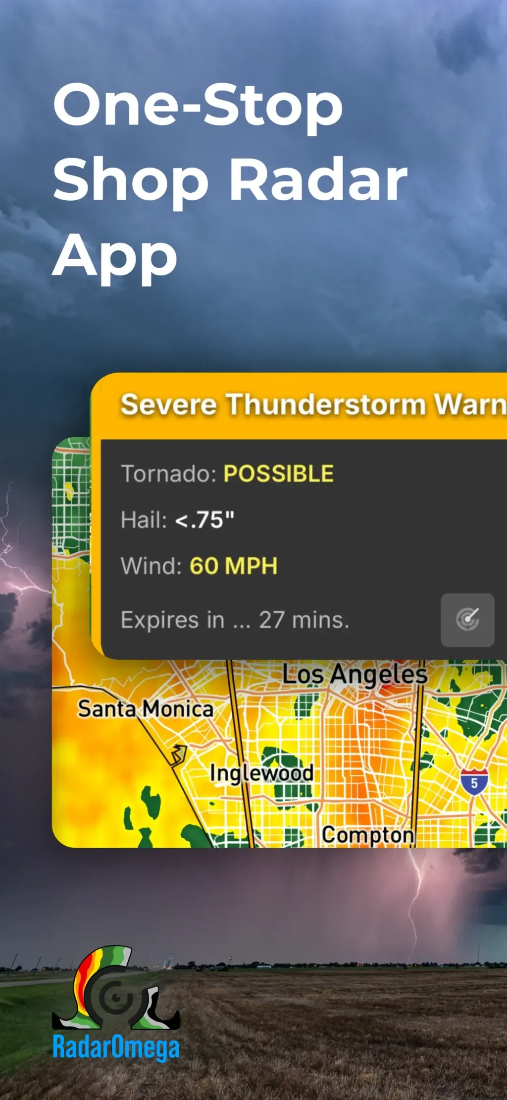 RadarOmega: Doppler Radar App App Store screenshot 1