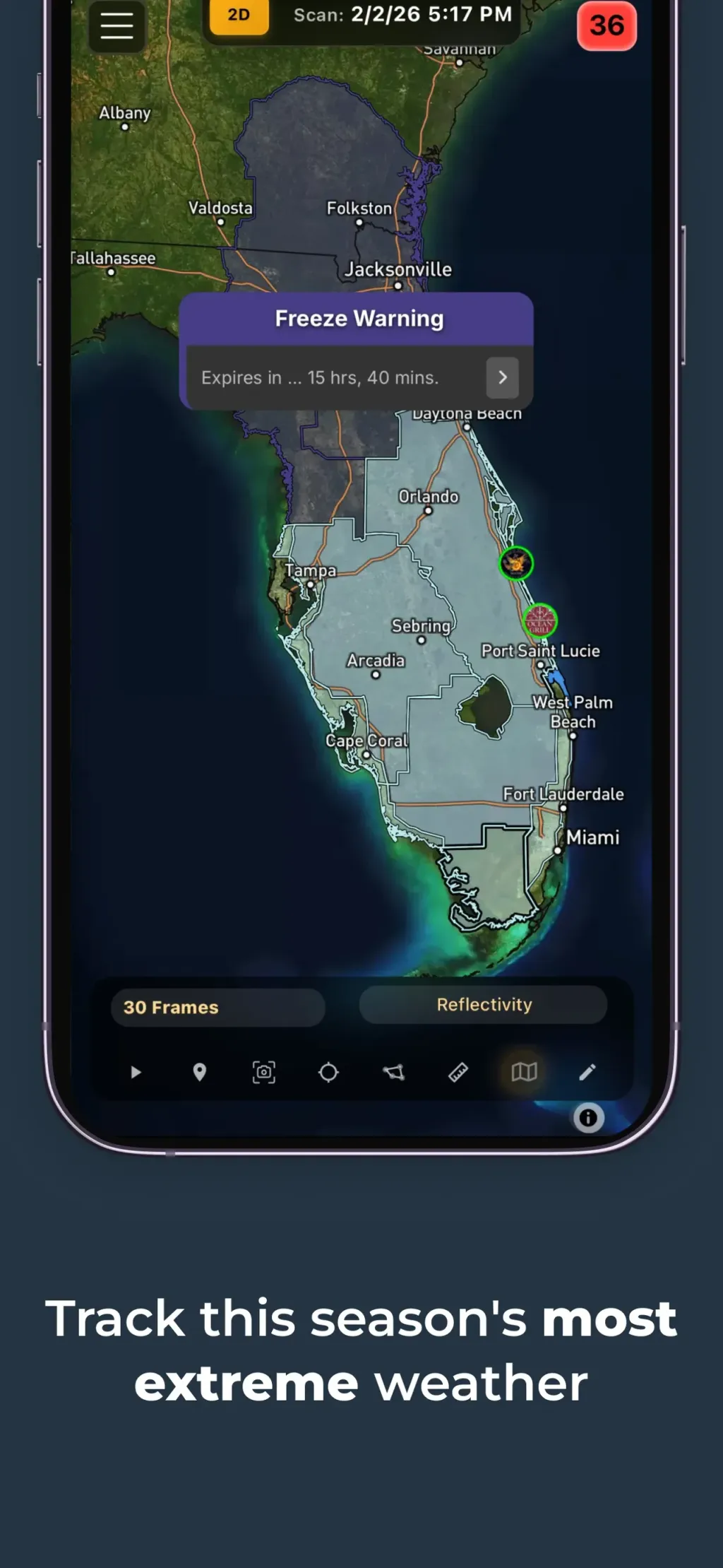 RadarOmega: Doppler Radar App screenshot 3