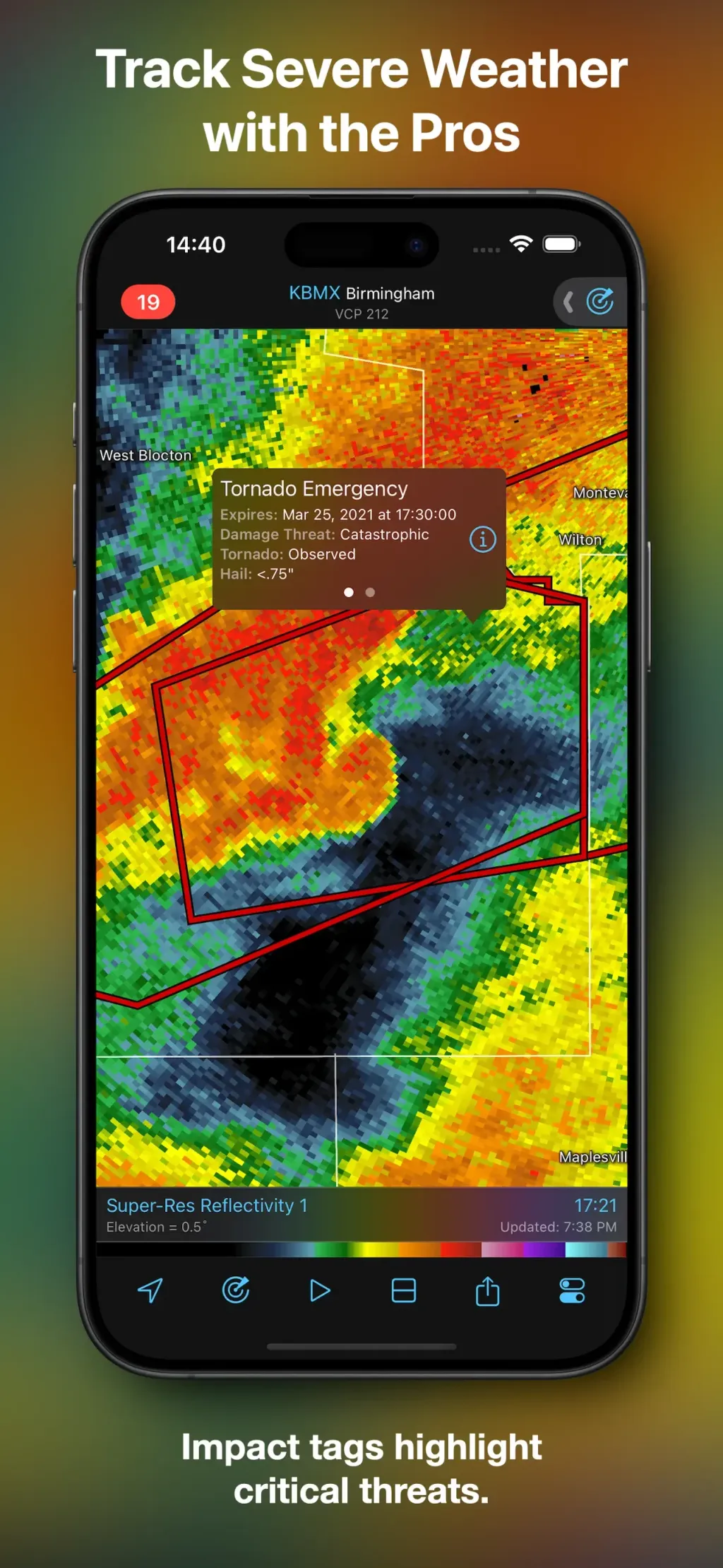 RadarScope App Store screenshot 2